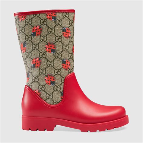 gucci rain boots kids|thigh high gucci boots.